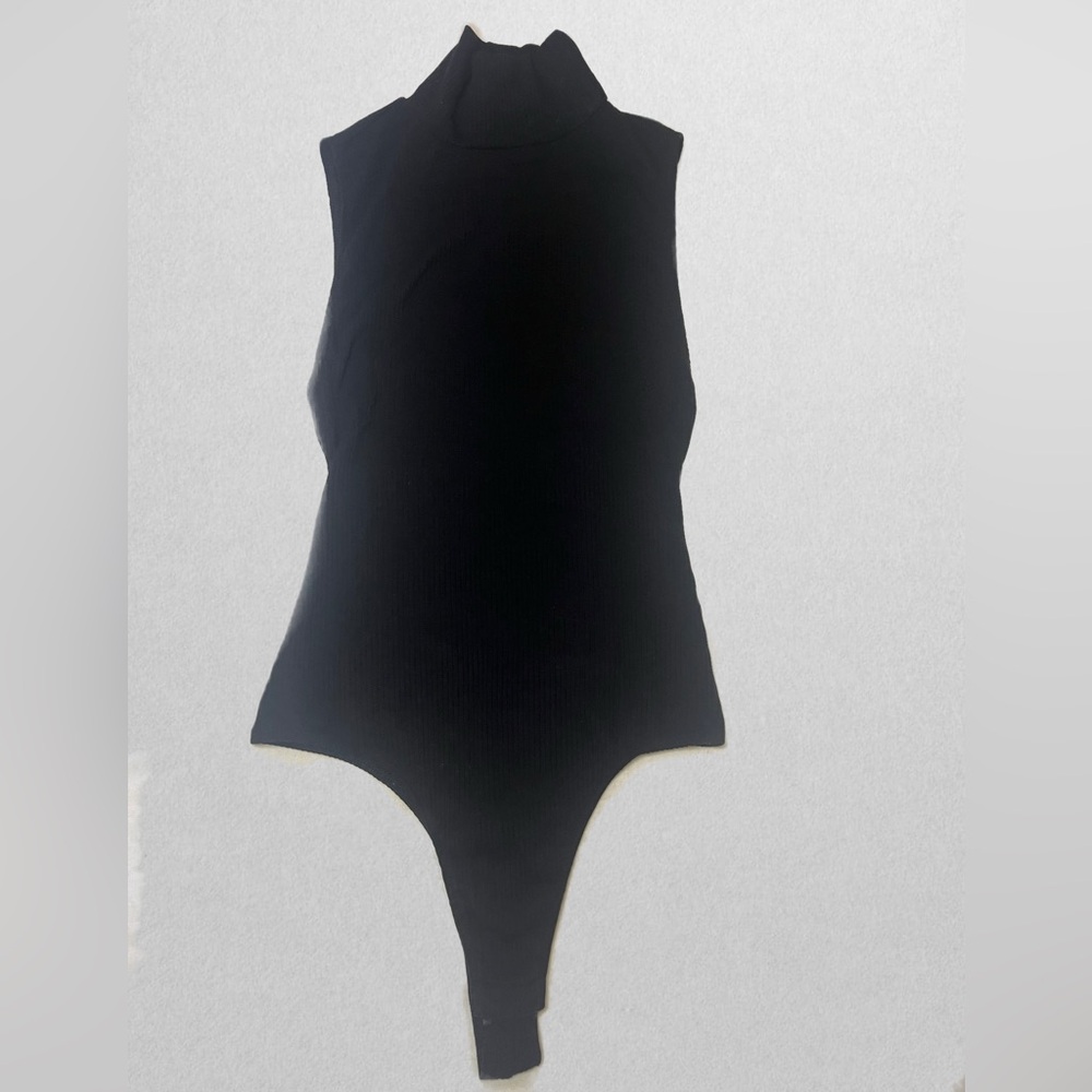 Reformation Ribbed Sleeveless Bodysuit with Turtleneck!